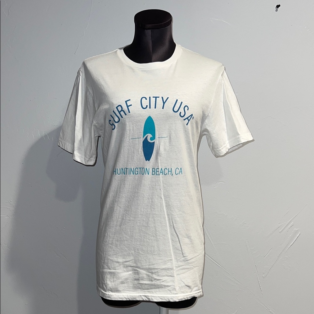 LAST CHANCE ! Surf City USA White tee